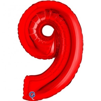 Balão Número Vermelho Pequeno