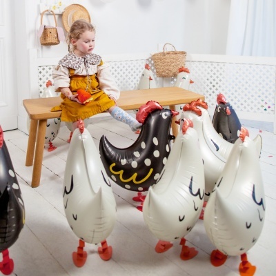 Balão Galinha Branca