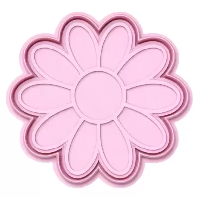 Cortador c/ Carimbo Bolacha Margarida