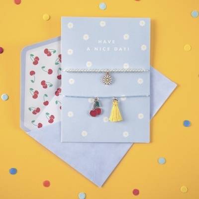 Postal + Pulseira - Have a Nice day!