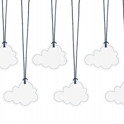 Etiquetas Nuvens Com Fio
