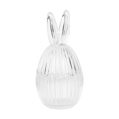 Bomboneira Coelho Orelhas Ovo Riscas