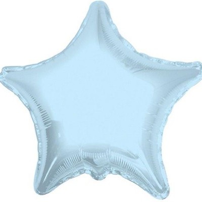 Balão Estrela Azul Claro