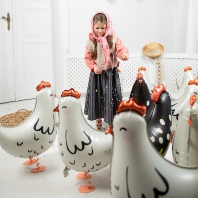 Balão Galinha Branca