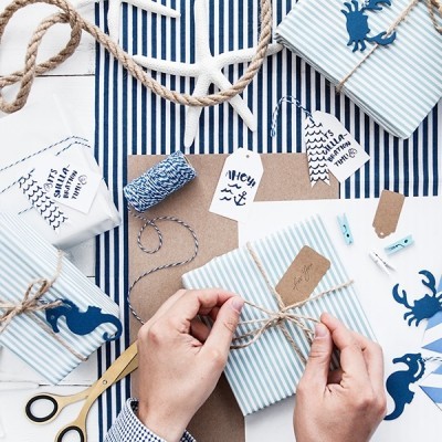 Etiquetas Animais do Mar