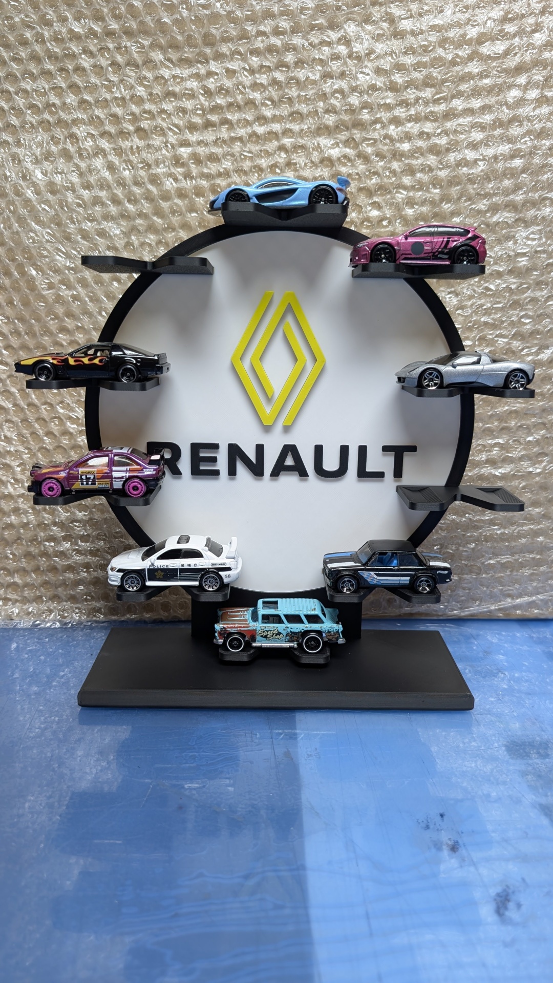 Expositor Stand Renault V2 escala 1/64