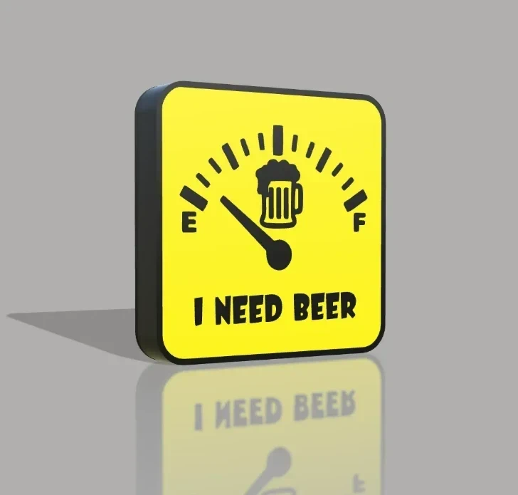 Relógio quadrado amarelo com texto e imagem de registo de combustível