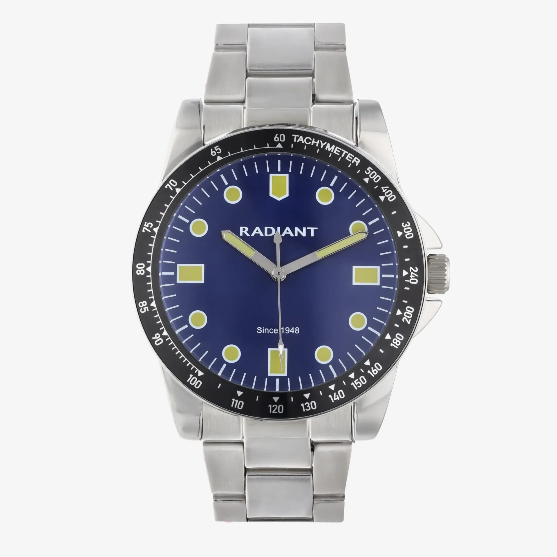 Relógio Radiant Robert RA677202 Relógio de pulso Radiant com bracelete metálica e mostrador azul