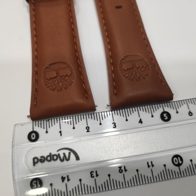 Correia castanha para relógio com logótipo e régua Maped