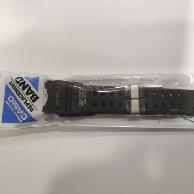 Correia preta para relógio Casio PRO TREK em embalagem