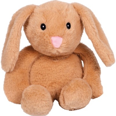 Ursinho de peluche castanho claro com orelhas grandes