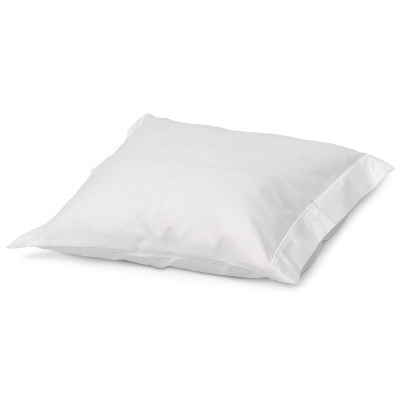 Travesseiro branco com fronha lisa