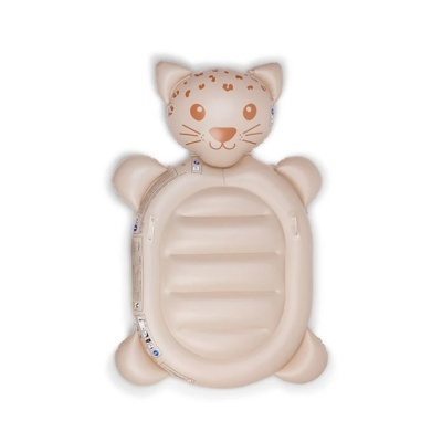 Piscina insuflável para crianças em forma de gato cor bege