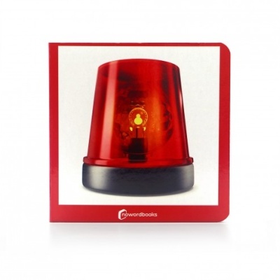 Livro capa dura com imagem de farol de luz vermelha