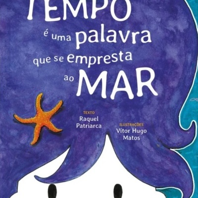 Capa de livro com ilustração de personagem e texto