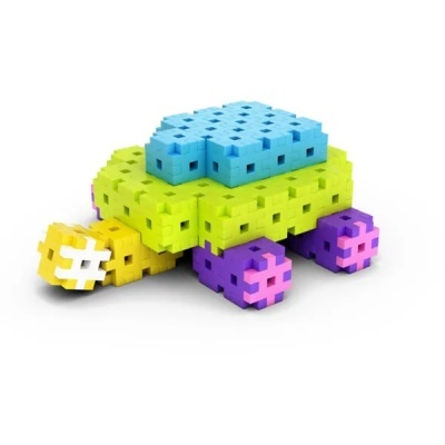 Blocos de construção coloridos em forma de tartaruga
