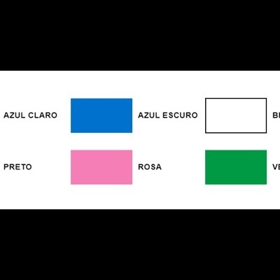 Tabela de cores com nomes em português.