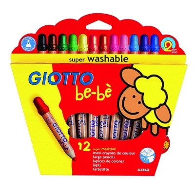 Caixa de lápis de cor Giotto be-bè 12 unidades