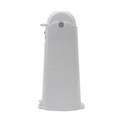 Dispensador automático branco de sabonete líquido ou gel desinfetante