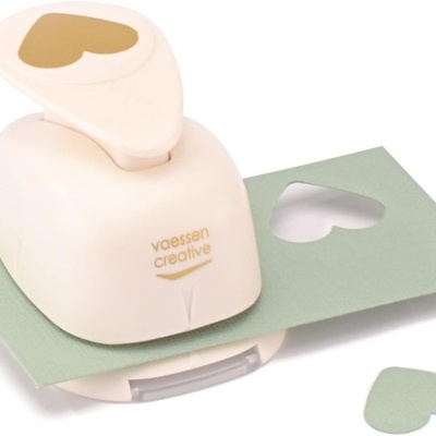 Perfurador de papel VAESSEN CREATIVE com recortes em forma de coração