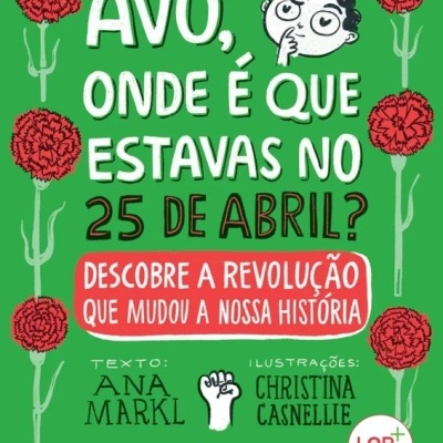 Capa de livro verde com texto e ilustração de rosto a pensar e flores vermelhas