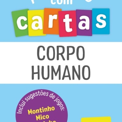 Caixa de jogo educativo Aprendo com cartas Corpo Humano para 6-12 anos