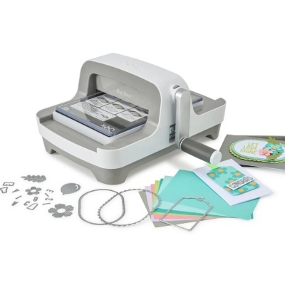 Máquina de corte e gravação manual Big Shot com acessórios de papel e metálicos para artesanato