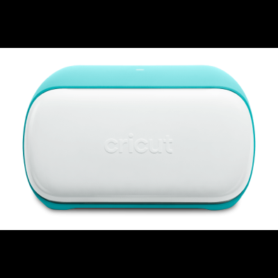 Ferramenta de corte Cricut branca com bordas azuis claras
