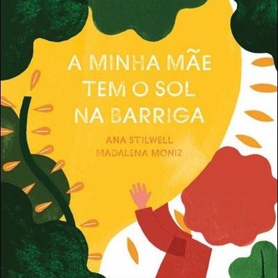 Capa de livro infantil com texto e ilustração de criança e plantas