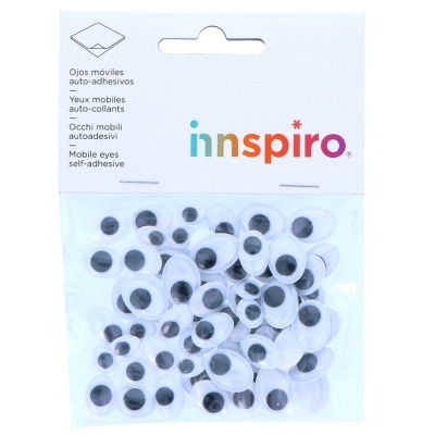 Pacote de olhos móveis auto-adesivos da marca innspiro