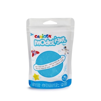 Embalagem de pasta de modelar leve azul CARIOCA Modelight