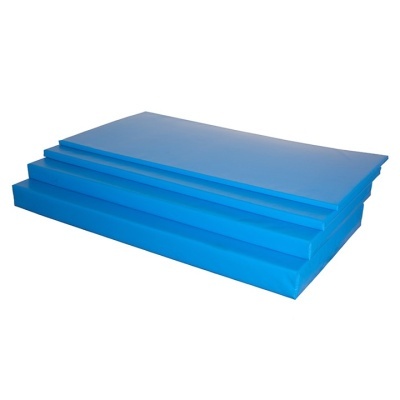 Conjunto de tapetes azuis em vinil de vários tamanhos