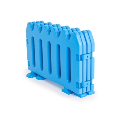 Cerca infantil azul dobrável em plástico