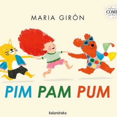 Capa de livro infantil com personagens animados e textos em fundo creme