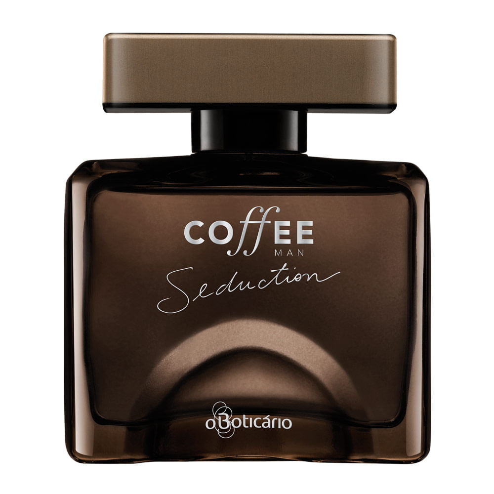 Coffee Man Seduction Eau de Toilette 100ml Frasco de perfume coffee man Seduction de oBoticário castanho escuro
