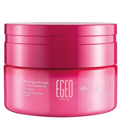 Creme hidratante corporal Egeo Dolce em embalagem rosa