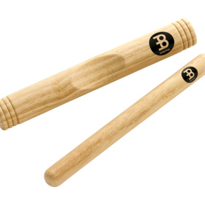 Dois blocos de madeira Klaros com logotipo Meinl preto