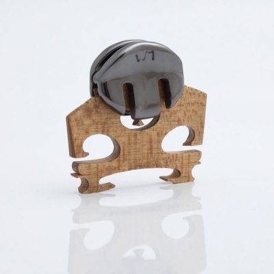 Ponte para violoncelo em madeira com cravelha preta