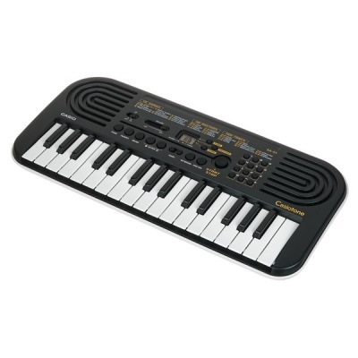 Teclado Casio Casiotone SA-76 preto com 44 teclas
