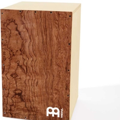 Cajón musical em madeira com logótipo MEINL