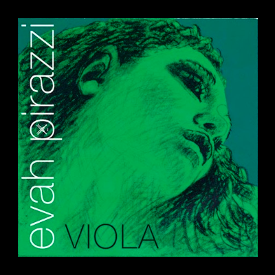 Capa de álbum musical verde com desenho de rosto de mulher e texto EVAH PIRAZZI VIOLA