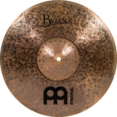 Prato musical de percussão Byzance Traditional em bronze com texto e logos pretos