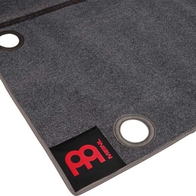 Tapete ou suporte cinzento com ilhós e etiqueta Meinl