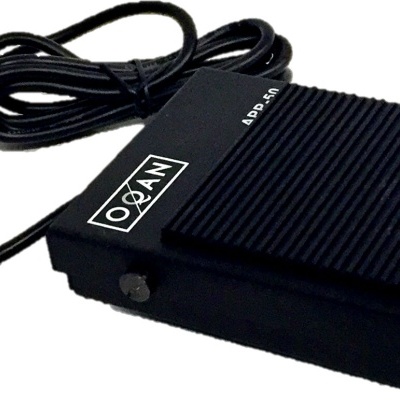 Pedal de controle preto OPAN com cabo e conector