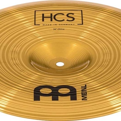 Prato de percussão dourado Meinl HCS China