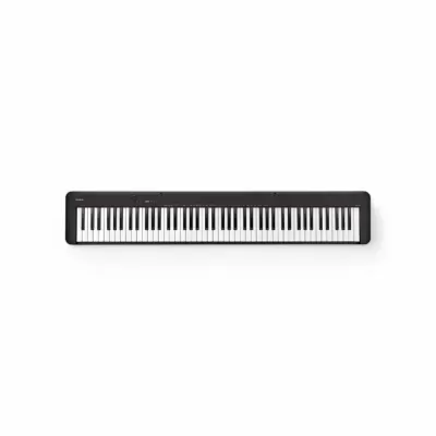 Teclado digital preto com 88 teclas