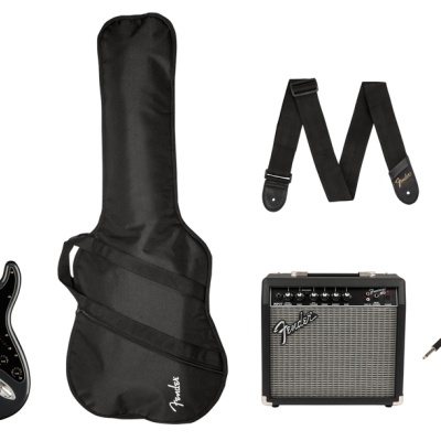 Conjunto completo de guitarra elétrica com acessórios
