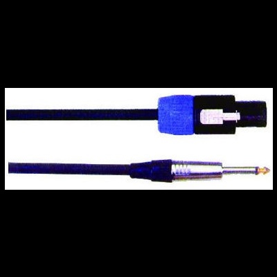 Cabo de áudio com conetores jack 6.35mm e XLR