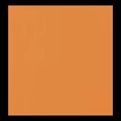 Azulejo quadrado laranja liso com acabamento mate