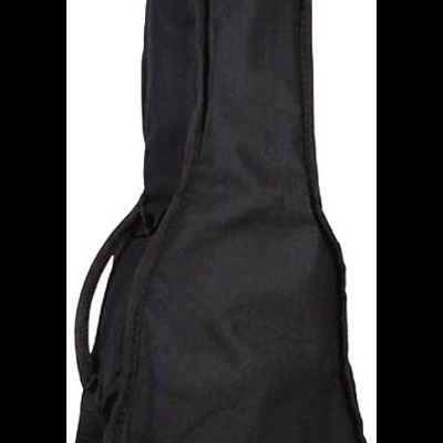 Estojo acolchoado preto para guitarra com alça lateral